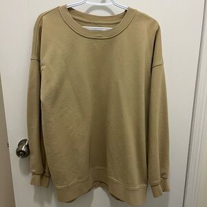 Lululemon Athletica Perfectly Oversized Beige Sweatshirt